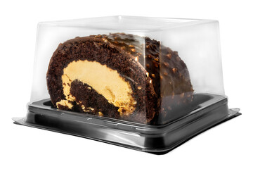Packed cake isolated