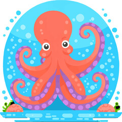 Octopus Life Tentacles Ocean Species
