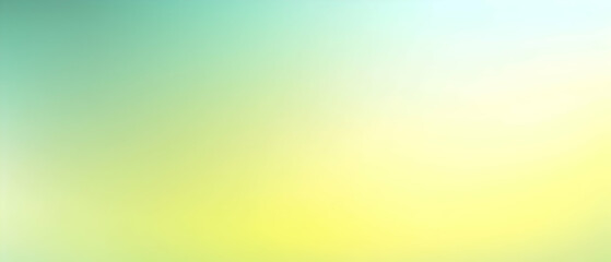 Fototapeta premium Blurred gradient Light Lemon and Light Green and Powder Blue background
