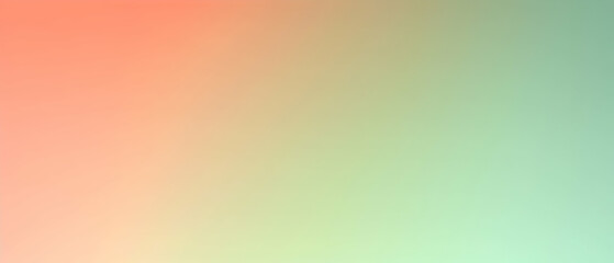 Blurred gradient Light Green and Light Coral and Light Lemon background