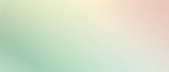 Obraz premium Blurred gradient Light Pink and Mint Cream and Light Yellow background