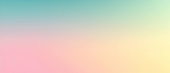 Obraz premium Blurred gradient Light Aqua and Light Lemon and Misty Rose background