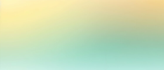 Obraz premium Blurred gradient Light Yellow and Light Aqua and Cream background