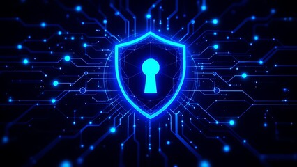 Obraz premium Technology cyber security