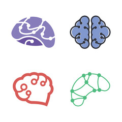 Tecno Brain Logo Template Icon