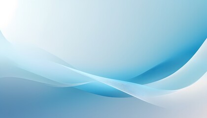 Fototapeta premium Ethereal blue waves: an abstract journey through shades of serenity