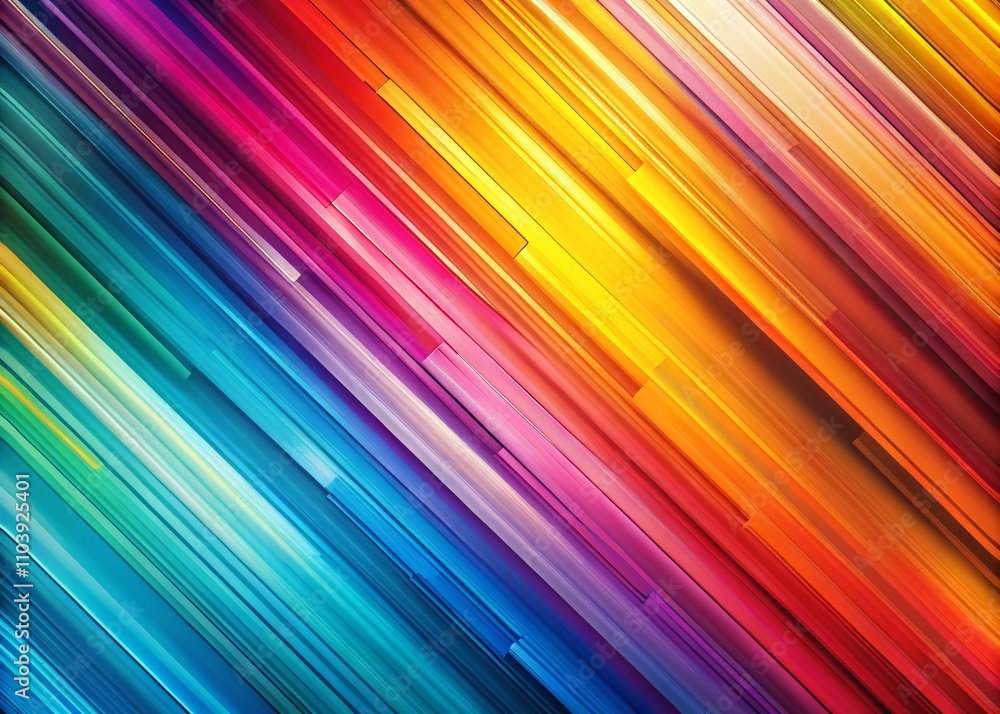 Poster vibrant drone photography of colorful diagonal lines background wallpaper created with generative ai