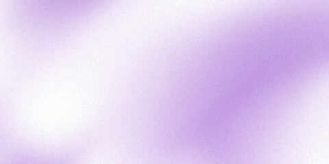 A smooth purple and white gradient texture grainy with soft backgrounds, ideal for minimalist designs, modern wallpapers, banner.