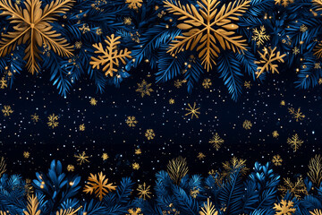 Seamless Christmas pattern with cute winter elements on a background. Christmas pattern for postcards, banners, posters, packaging, paper, and web design. Seamless repeating pattern.