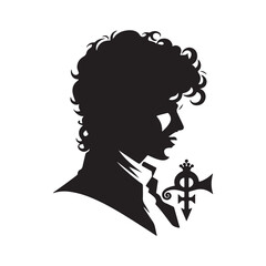 silhouette of a person with a cigarette