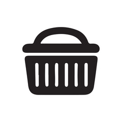recycle bin icon on white background