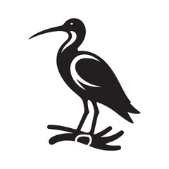 black crowned crane bird