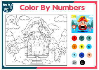 children's educational tasks, games. puzzle. coloring by numbers. Christmas tree. Christmas balls. penguin. deer.	
