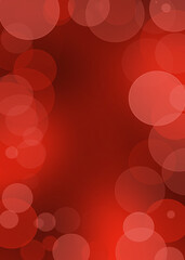 red background for decorating winter holidays Merry Christmas and Happy New Year. bright round bokeh. congratulations, a postcard.