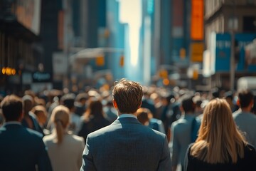 New York City Loneliness in the Daytime Crowd