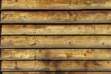 Obraz premium Beautifully Textured Wooden Wall Featuring Natural Grain Patterns and Warm Hues