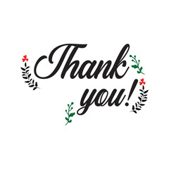 WebThank you hand lettering, black ink brush calligraphy isolated on white background. Thank you card, text or lettering. Vector script and handwritten typography. Eps file 1.