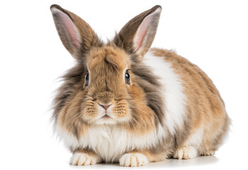 Obraz premium cute rabbit with a natural background