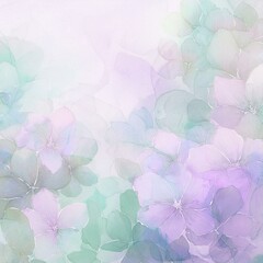 Obraz premium beautiful wallpaper background of muted pastel flowers 