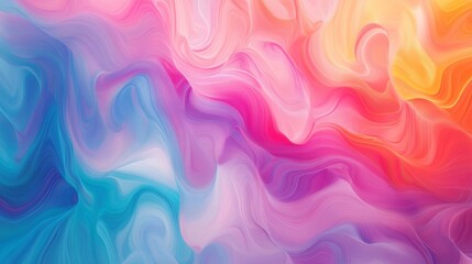 Fototapeta premium Abstract Swirling Colors: A Psychedelic Art Experience