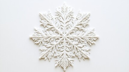 silver snowflakes christmas decoration isolated on white