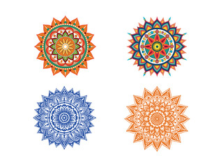 Tradition Mandala Art Design Vector