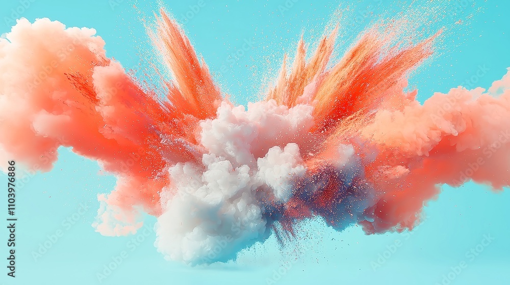 Poster vibrant kaleidoscope of color, a dazzling display of swirling hues and dynamic patterns, evoking a s