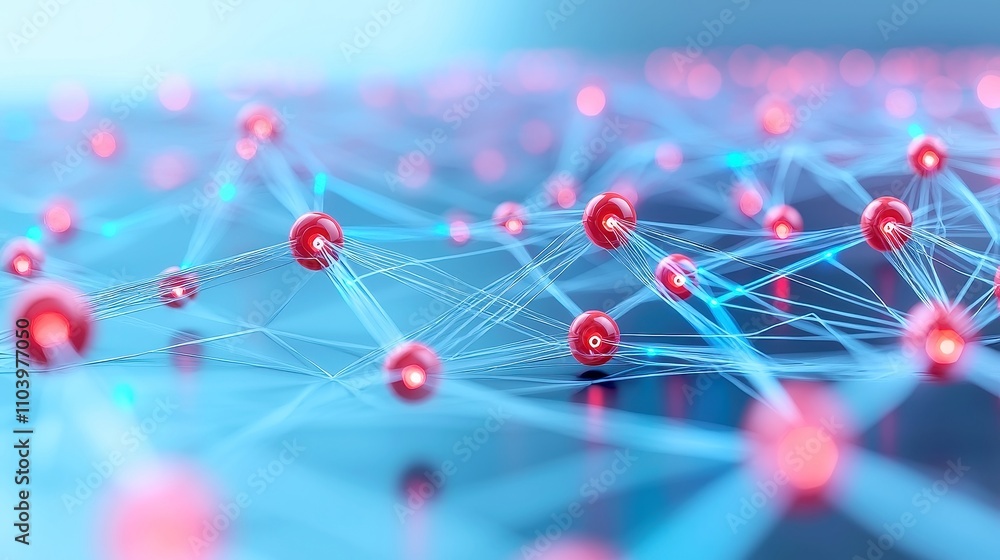Aufkleber digital network connections, an intricate web of modern technology facilitating seamless connectivit