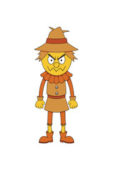 angry scarecrow full body