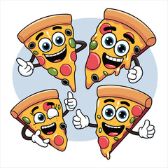 Tasty Pepperoni Pizza Slice Isolated Stock Photo for Culinary Projects