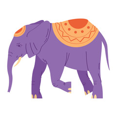 hindu elephant with ornament