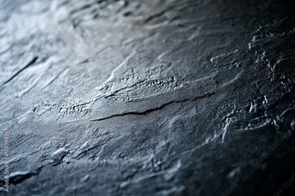 Poster Dark Textured Background with Subtle Patterns and Deep Shadows, Perfect for Creative Projects, Website Designs, or Print Media in Various Themes and Concepts