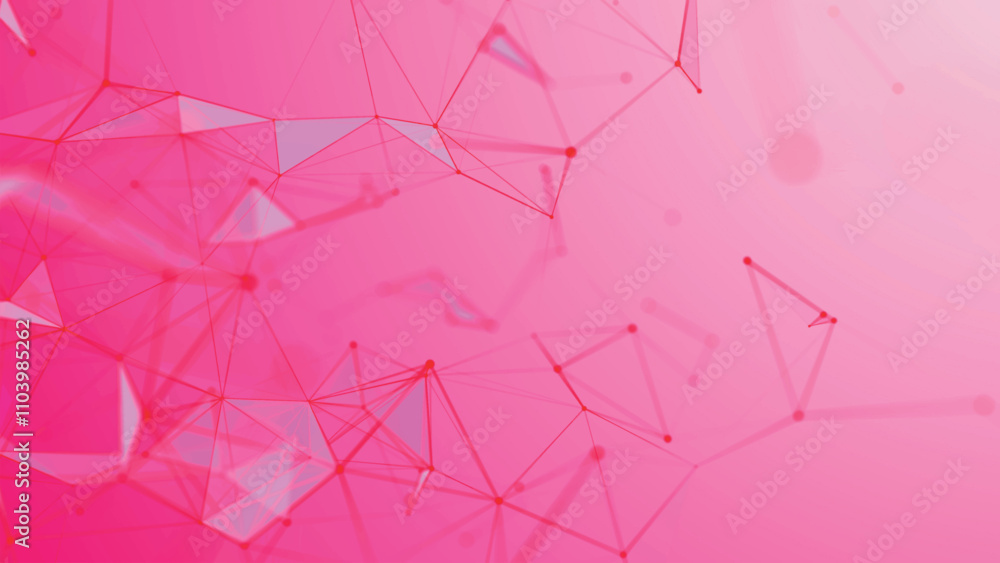 Poster abstract background with connected dots and lines. digital technology background. network connection