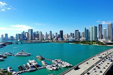 Naklejka premium Miami Aerial Views