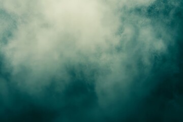 Obraz premium Ethereal Greenish Gray Clouds Creating a Dramatic Atmospheric Background for Artistic or Creative Designs, Perfect for Nature and Weather Themes