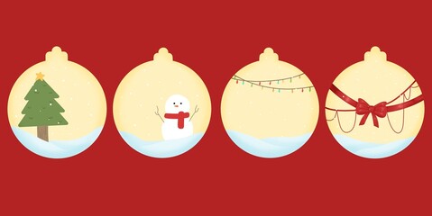 Christmas crystal ball layer image