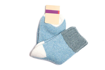 women's socks with blank label