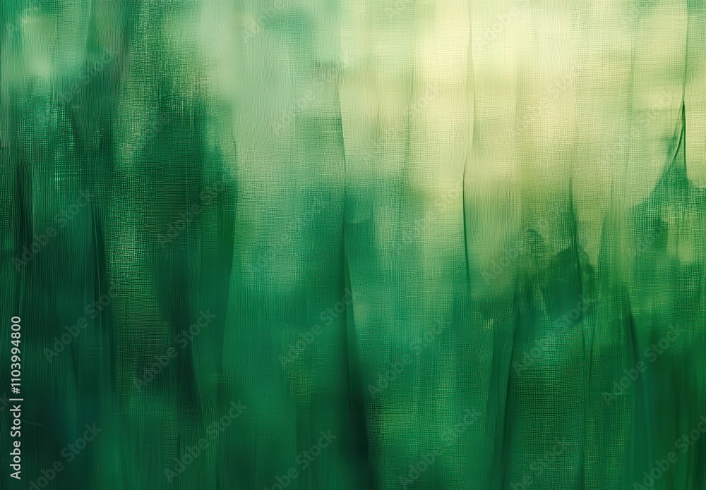 Aufkleber abstract green texture with soft blurred lines creating an ethereal atmosphere that evokes tranquili