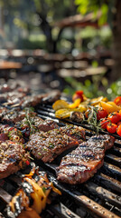 Grilling Perfection: Juicy Meats and Flavorful Veggies for a Savory Feast