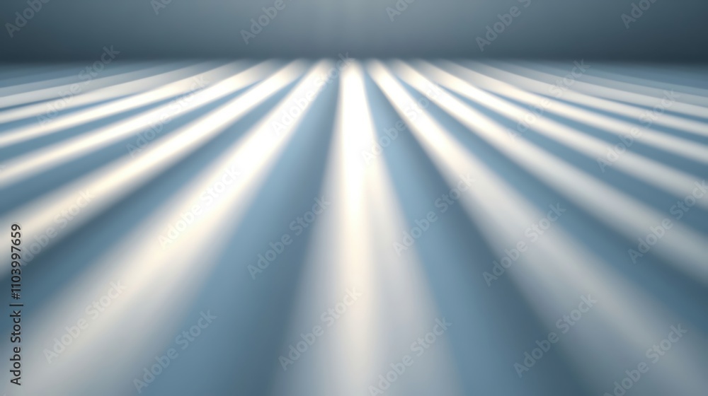Poster abstract pattern of light rays creating a soft, atmospheric background.