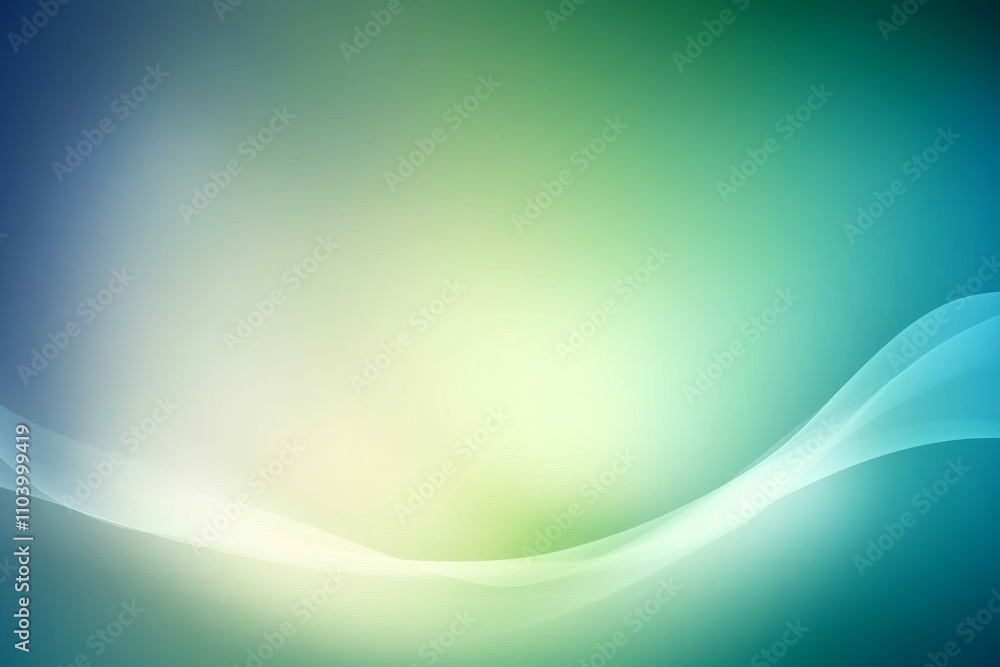 Poster soft abstract background with gentle waves and gradient colors evoking calmness and serenity, perfec
