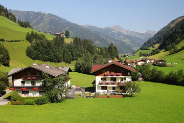 Grossarl valley in the Austrian Alps, Austria