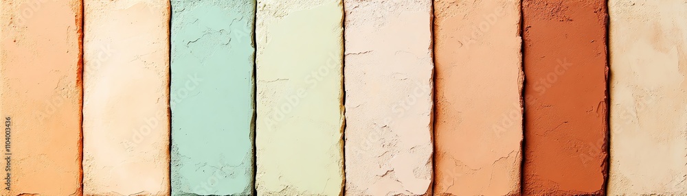 Poster a collection of textured color blocks in various shades, perfect for design projects.