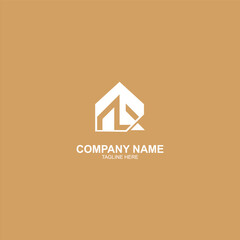 company logo n initial icon with creative vector illustration