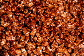 roasted caramelized almonds