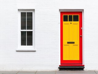 travel and culture concept. A restored Victorian townhouse in London, near cultural landmarks like theaters and historical museums