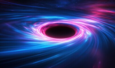 Obraz premium Colorful Cosmic Vortex in Deep Space