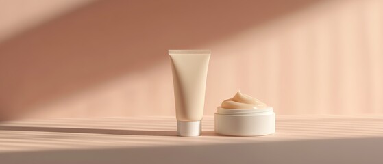 Face cream mock up