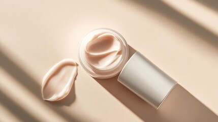 Face cream mock up