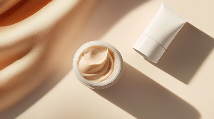Face cream mock up